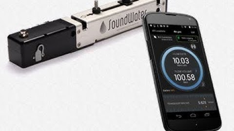 SoundWater Technologies Ultrasonic Flowmeter & App