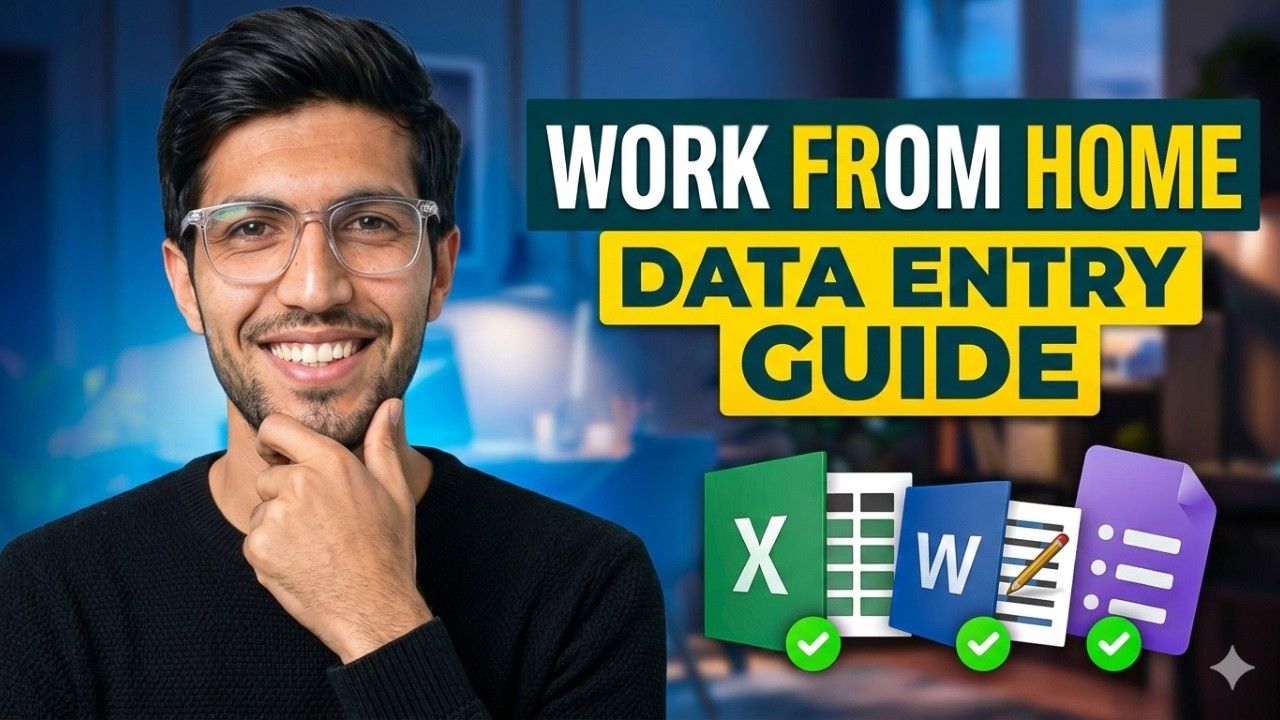 Data Entry Tutorial for Beginners | Work from Home Data Entry Job - YouTube
