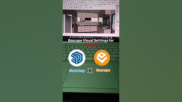 Enscape Render settings🔥#enscape #render #animation #walkthrough #3d #3dmodeling #2d #kitchen #ipad
