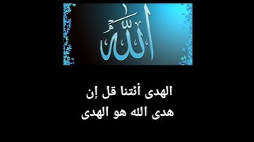 سورة الأنعام من ٧١ إلى ٧٢ #سورة_الانعام #سورة_البقرة