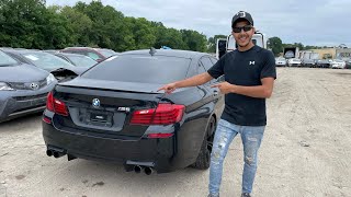 الوحش BMW M5 مع مجموعة مميزه من السيارات الي اشتريتهن من المزاد 