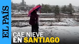 Chile Nevadas Y Bajas Temperaturas En La La Región Metropolitana De Santiago El País