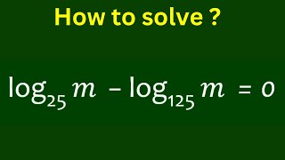 Japanese | Math Olympiad Problem | Logarithms Simplification | What is the Value of m = ?