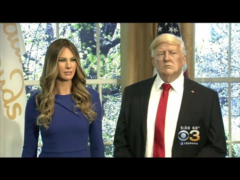 Video: Melania Trump appears in Madame Tussauds