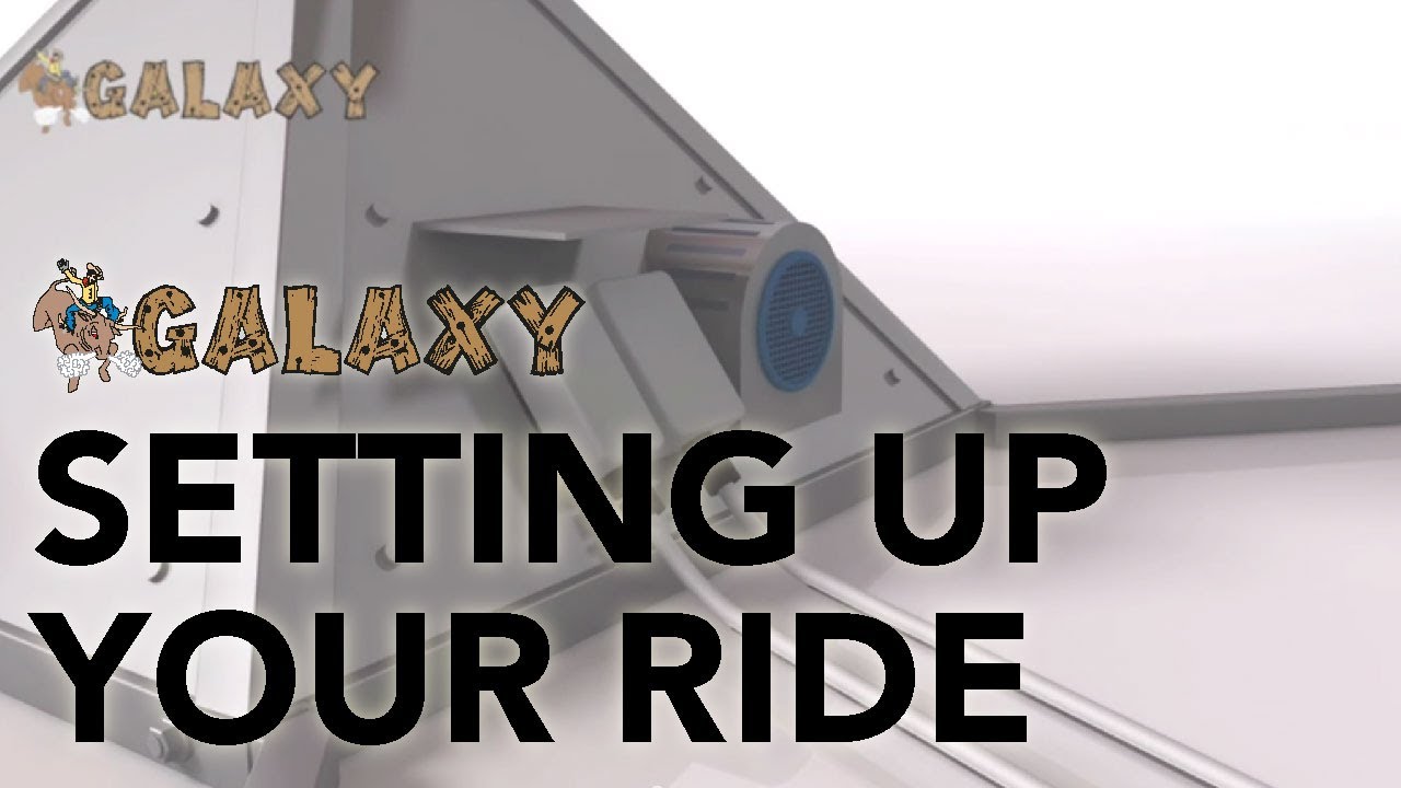 american ninja warriors Setting up a Galaxy Mechanical Rodeo Bull - Animated Video