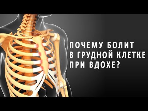 Из за чего бывает боль в грудной клетке при вдохе?