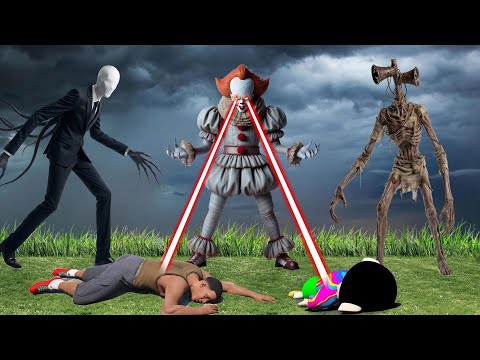 PENNYWISE kill SHINCHAN and FRANKLIN in GTA 5