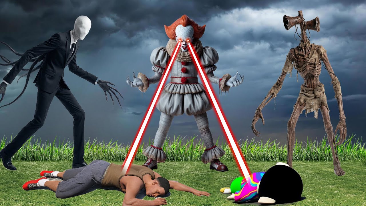 PENNYWISE kill SHINCHAN and FRANKLIN in GTA 5