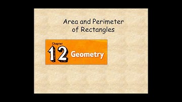 Area and Perimeter of Rectangles (Grade 5)