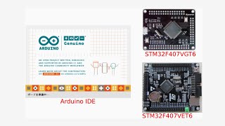 STM32F407V board easy programming on the Arduino IDE