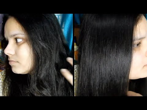 How to straighten your hair with hair straightner + Giveaway( closed) | all about skin and makeup