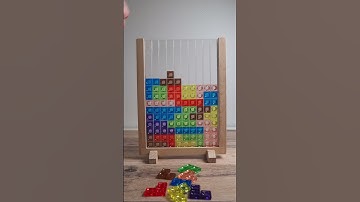 THE FUN OF PLAYING TETRIS BLOCK (ASMR)