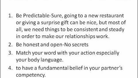 7Ways to Build Trust in a Relationship