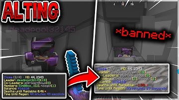we got this faction set raidable for alting... *banned* | Minecraft HCF