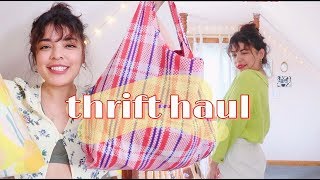 NYC Thrift With Me + HUGE summer haul! clothing, decor, & a lil' reformation