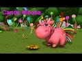 Английский язык для малышей - Мяу-Мяу -  Candy Moose! (Карамельный лось) - учим английские слова