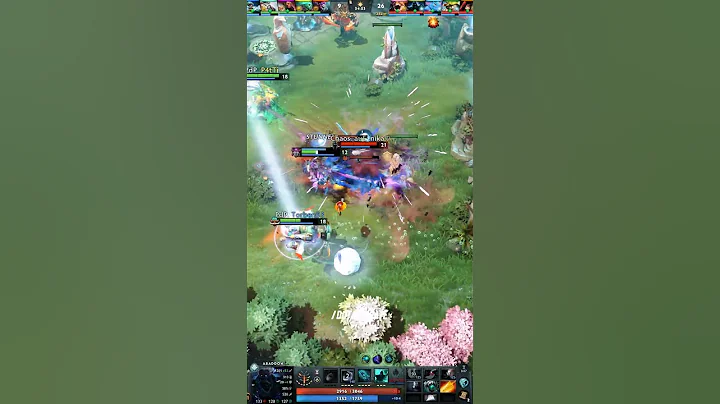 Warlock's Fatal Bonds damage 😈 #dota2 #дота2 #dota2highlights #dota2indonesia