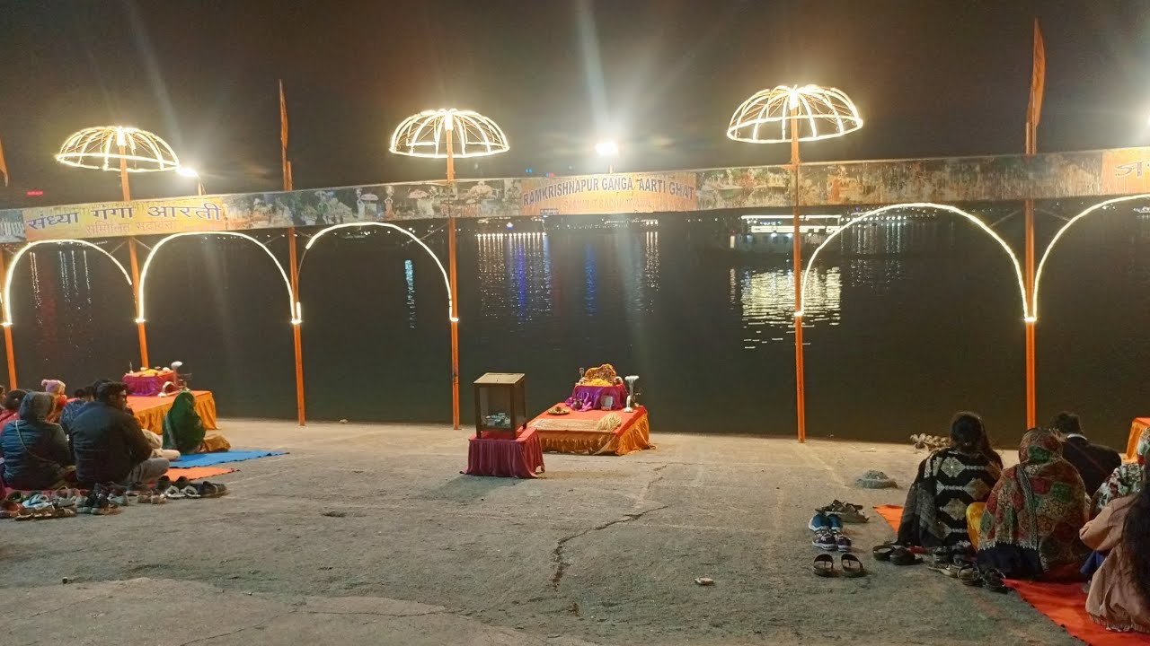  2026 সরস্বতী পুজোর দিন সাথে সন্ধ্যেবেলা গঙ্গা আরতি