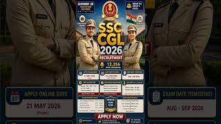 SSC CGL 2026 Notification Out 🔥 | 12,256 Posts | Complete Recruitment Details