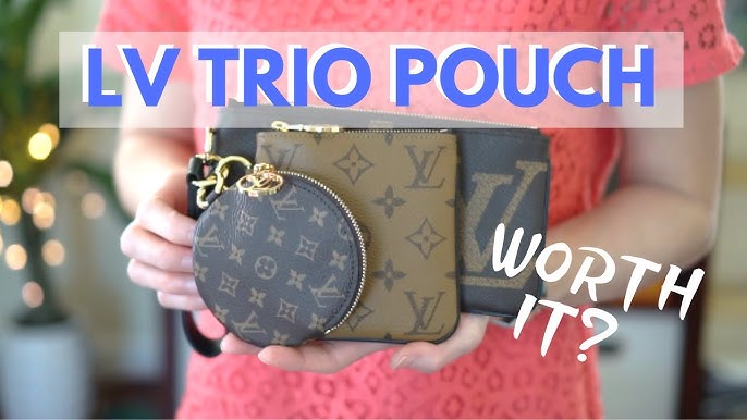 Unboxing Louis Vuitton Double Phone Pouch Monogram Shadow Leather ❤️  #louisvuitton 