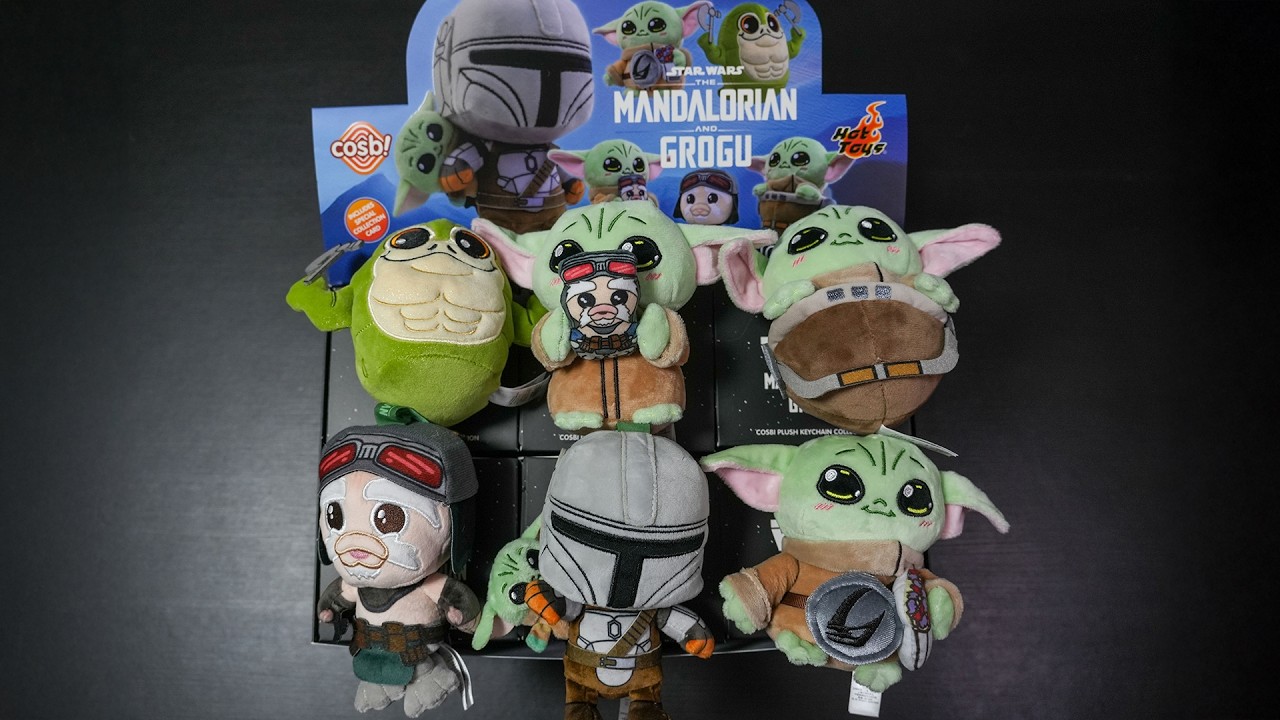 Unboxing Cosbi Plush Keychain #StarWars The Mandalorian and Grogu