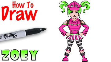 How to Draw Zoey | Fortnite