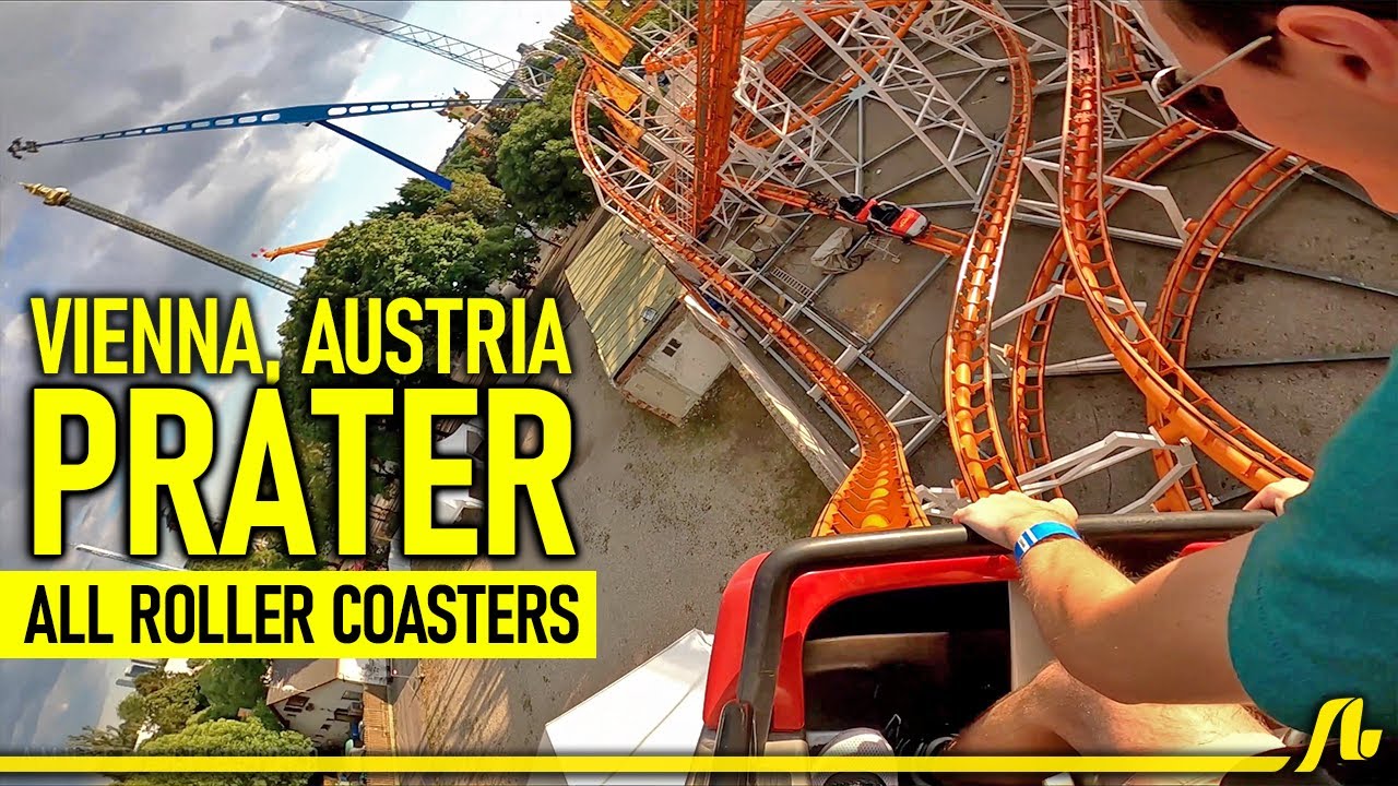 OnRide, ALL Roller Coasters at Wiener Prater Vienna, Austria YouTube