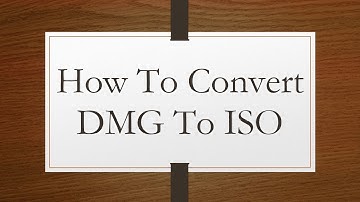 How To Convert DMG To ISO