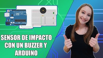 💥 Cómo hacer un sensor de golpe o impacto con un buzzer y el arduino 💥
