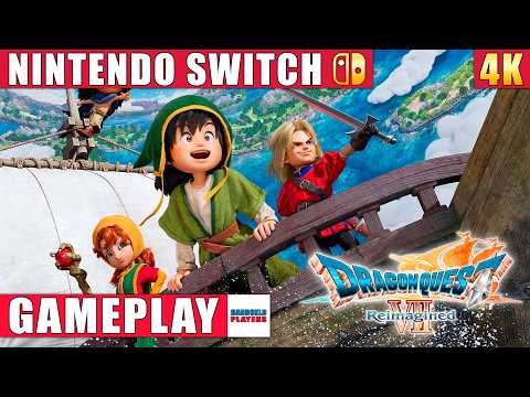 Dragon Quest VII Reimagined Nintendo Switch 1 Gameplay in 4K