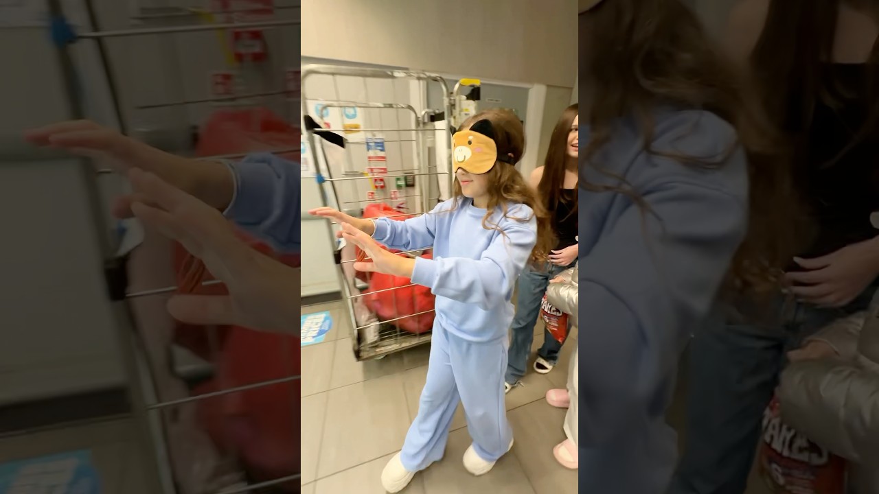 Blindfolded shopping challenge 