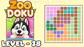 Zoodoku Level 38 Walkthrough Solution
