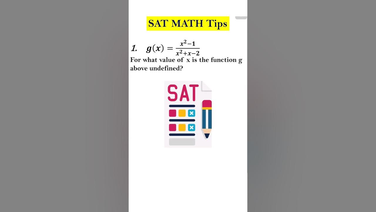 SAT Math Tips 🤔 - YouTube