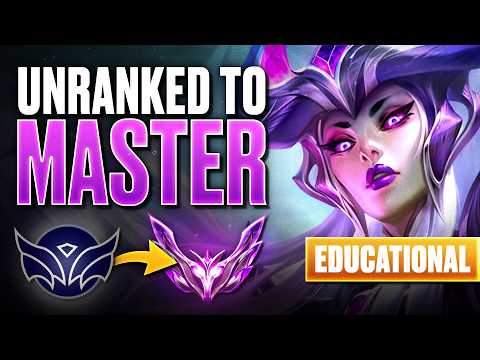 EDUCATIONAL Unranked to Master on SYNDRA S16 ⏐ How to Play SYNDRA Guide