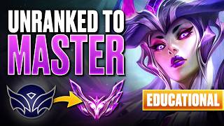 Famous EDUCATIONAL Unranked to Master on SYNDRA S16 ⏐ How to Play SYNDRA Guide Profile