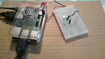 Green LED blinking automatically. LED blinking. [RPi 3B+]