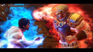 Fist of the North Star: Lost Paradise - All Bosses with Cutscenes and Ending