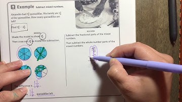 Adding and Subtracting Mixed Numbers (Go Math Lesson 7.7 - 4th)