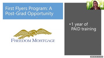 Freedom Mortgage   Virtual Information Session for Mortgage Advisor Program Source