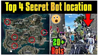 Bgmi All Secret bots location | Pubg/Bgmi Bot lobby trick 2.6