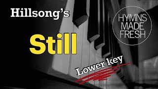 Hillsong - Still - PIANO Instrumental KARAOKE