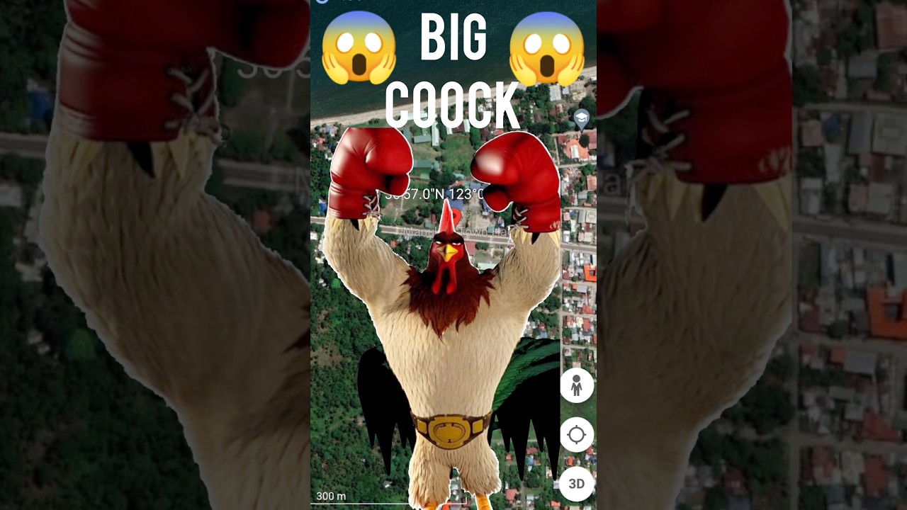 I Found Strange Giant Big Chicken in Real life 🐓 googleearth 