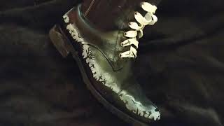 Giving ordinary shoes an individual Goth twist