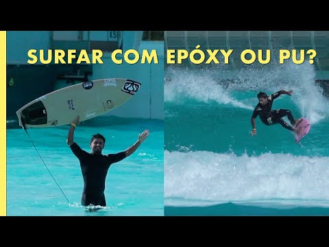 COM QUAL PRANCHA SURFAR NA PISCINA DE ONDAS? // Busy Surfing...