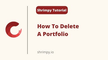 How To Delete A Portfolio | Shrimpy Tutorial
