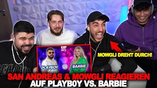 MOWGLI BEKOMMT LACHANFALL ! 😂 PLAYBOY vs. BARBIE (RAPBATTLE) | Reaction mit San Andreas & Mowgli