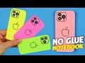 How to make iphone 15 pro notebook no glue   paper craft ideas