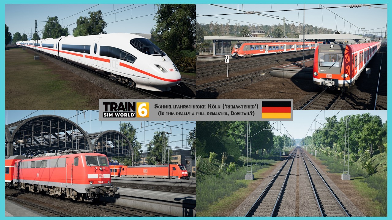 Schnellfahrstrecke Köln (remastered) review ~ Train Sim World 6