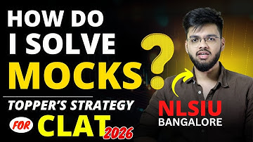 My Mock Test Strategy That Changed My CLAT Prep | Must Watch for 2026! Abhyuday Pandey