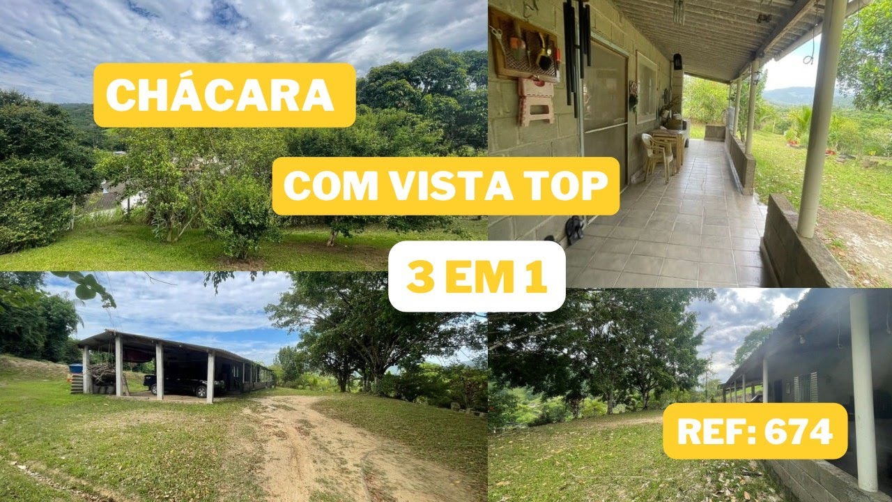 REF. 674, CHACARA COM VISÃO TOP, POR R$ 235.000,00 EM PEDRO DE TOLEDO - SP